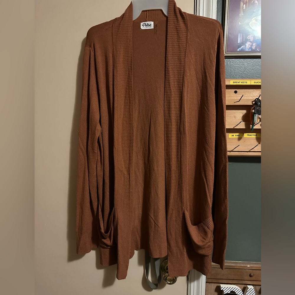 Pulse Brown Women's Cardigan